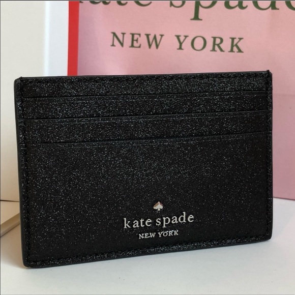 Kate Spade Joeley Glitter Slim CardHolder Gift Box